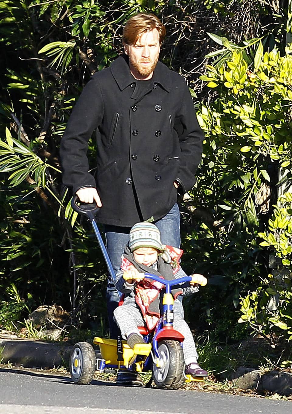 Ewan McGregor Takes Son Anouk Out For A Walk